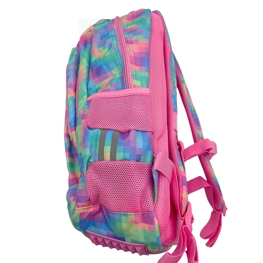 St. Right Pastel Pixels Backpack | 15" | Multicolor