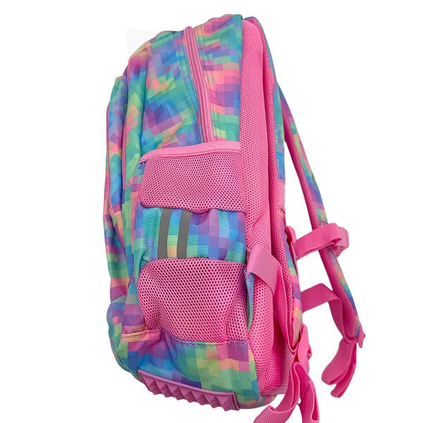 St. Right Pastel Pixels Backpack | 15" | Multicolor