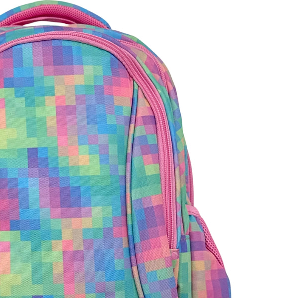 St. Right Pastel Pixels Backpack | 15" | Multicolor