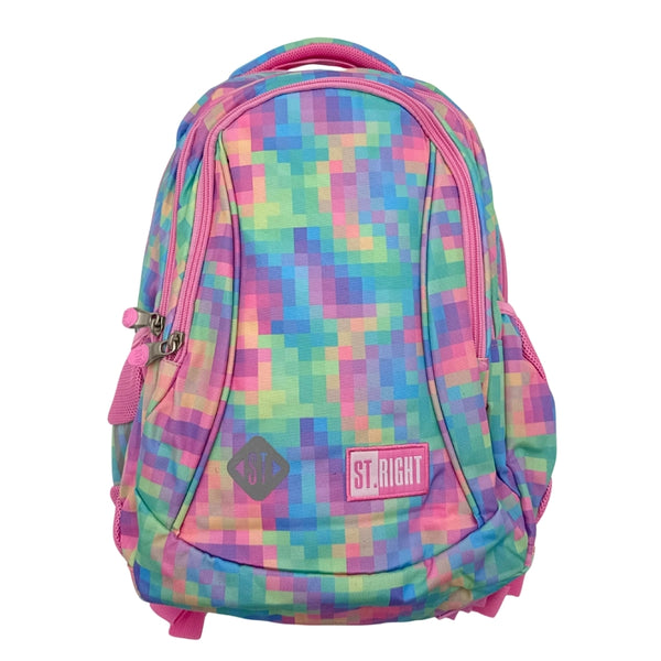 St. Right Pastel Pixels Backpack | 15" | Multicolor