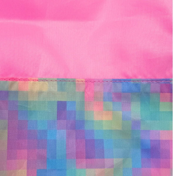 St. Right Pastel Pixels Drawstring Shoe Bag | Durable Lightweight Fabric