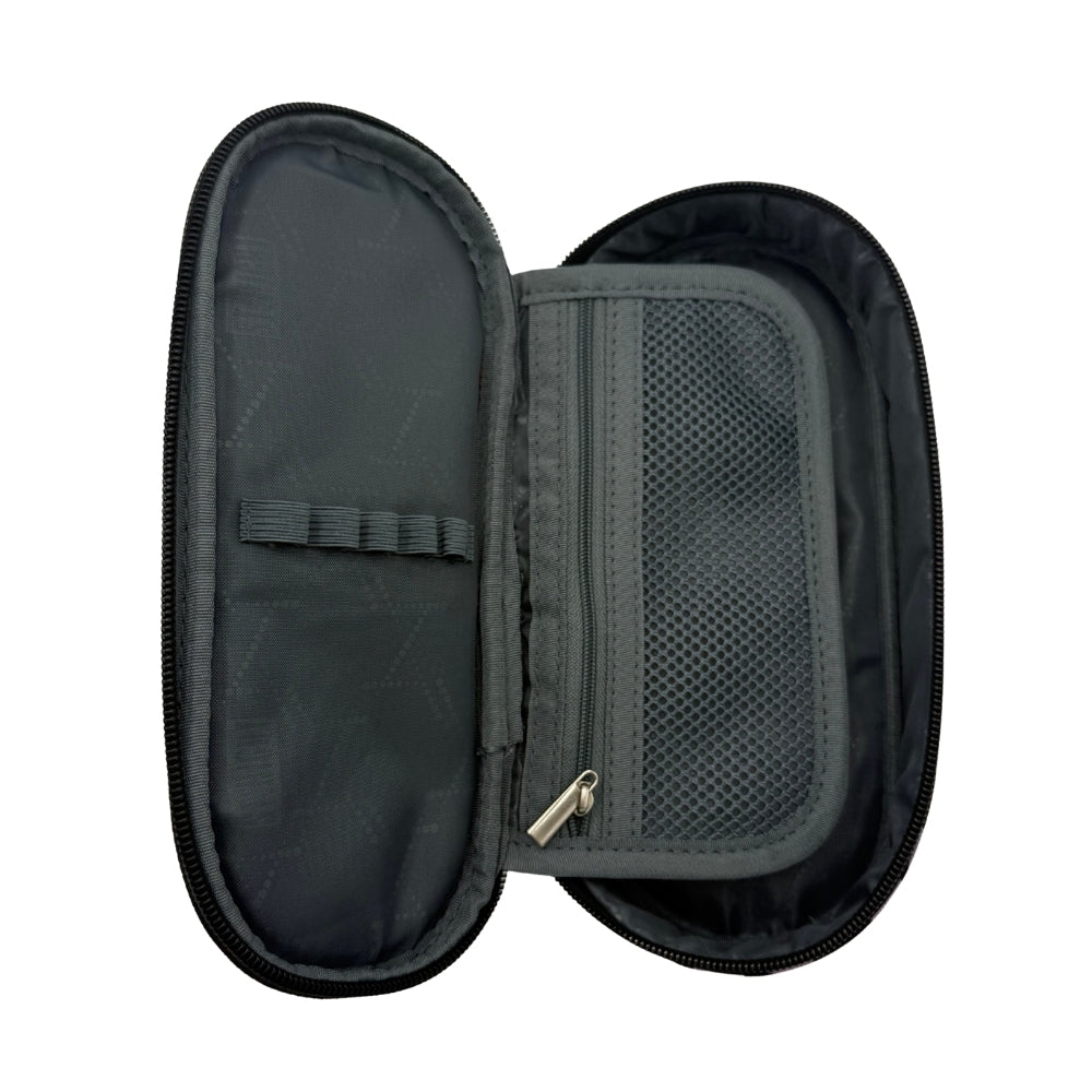 St. Right Wavy Chessboard Pencil Case | High-Quality Material and Dual Zipper