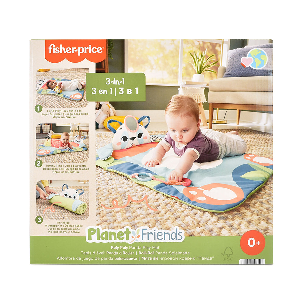 Fisher Price Roly-Poly Panda Play Mat | Baby Activity Floor Mat