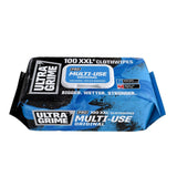 Ultragrime XXL Pro Multiuse Cloth Wipes | Pack of 100 | Bigger, Wetter, Stronger