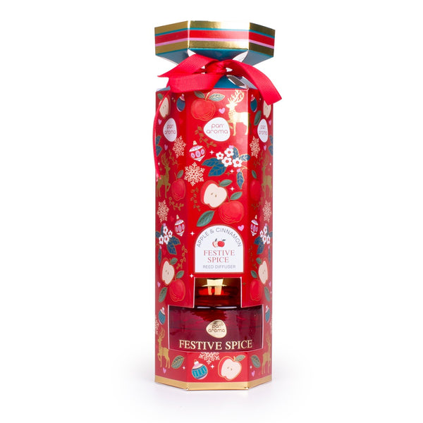 Pan Aroma Festive Spice Reed Diffuser | Cinnamon, Clove & Orange Scent