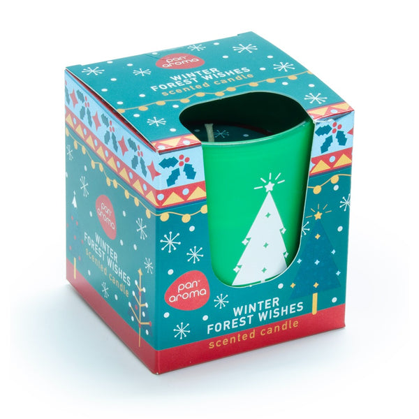 Pan Aroma Glass Candle | Winter Forest Wishes Scent