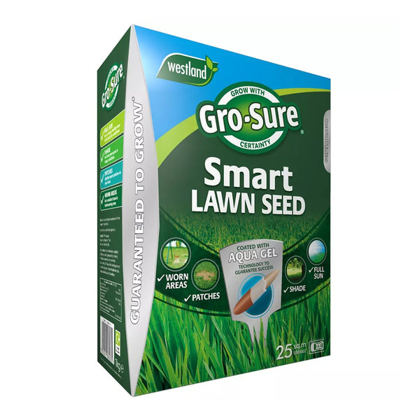 Gro-Sure Smart Lawn Seed | Aqua Gel Coated, Patch Repair, 40m² Box