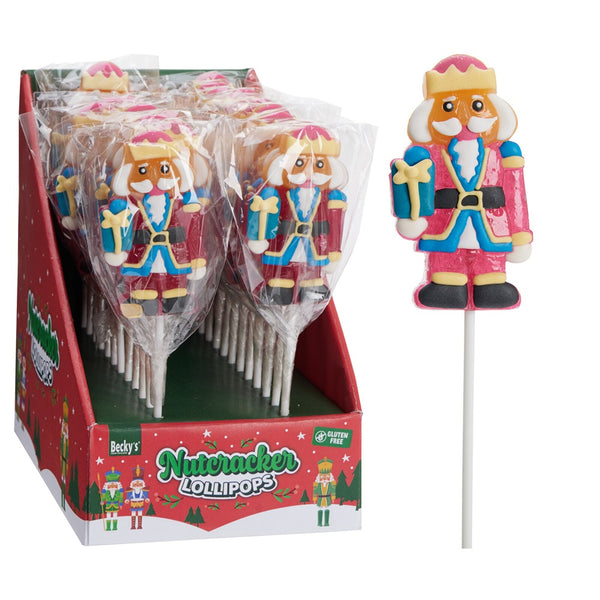 Christmas Nutcracker Lollipops | 50 g, Gluten-Free, Individually Wrapped