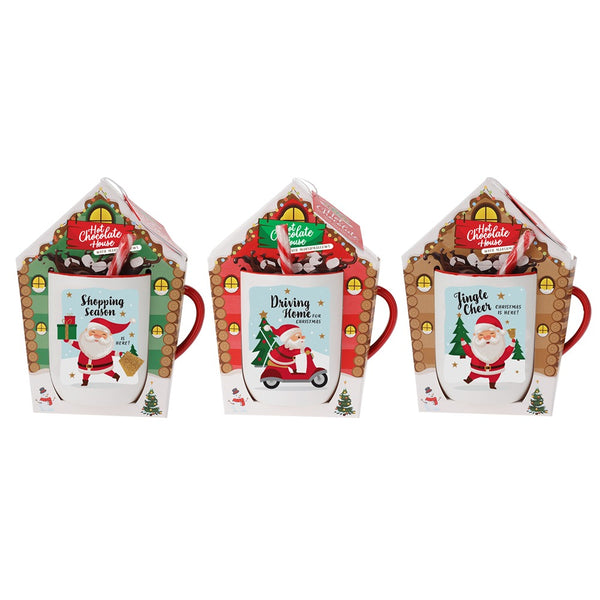 Christmas Santa Mug and Hot Chocolate Gift Set | 57 g, with marshmallows