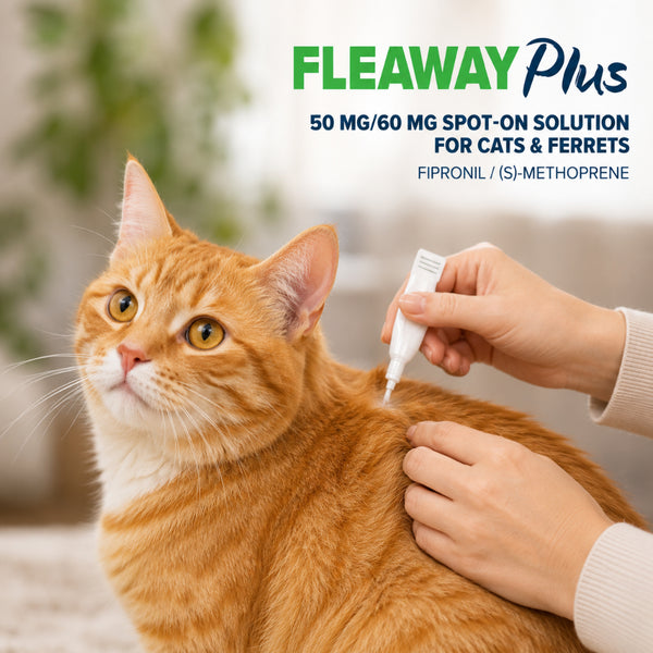 Fleaway Plus Cat Spot-On Treatment - 50mg - 1 Applicator