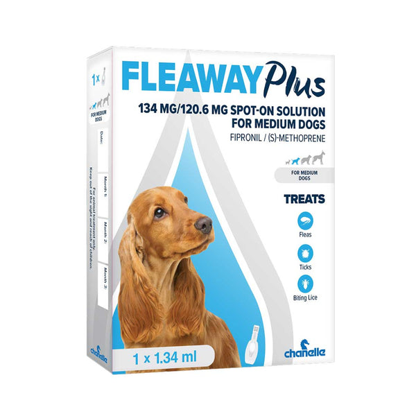 Fleaway Plus Medium Dog Flea Control Spot-On Treatment | 134mg