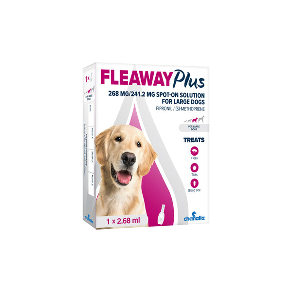 Fleaway Plus Large Dog Spot-On Solution - 2.68ml - 1 Applicator