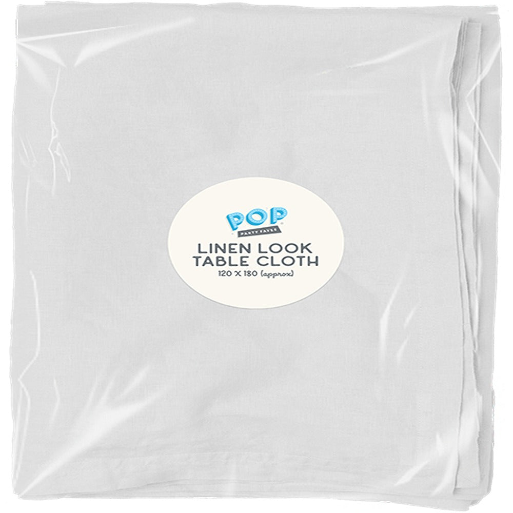 POP Linen Look Table Cloth | 120cm x 180cm