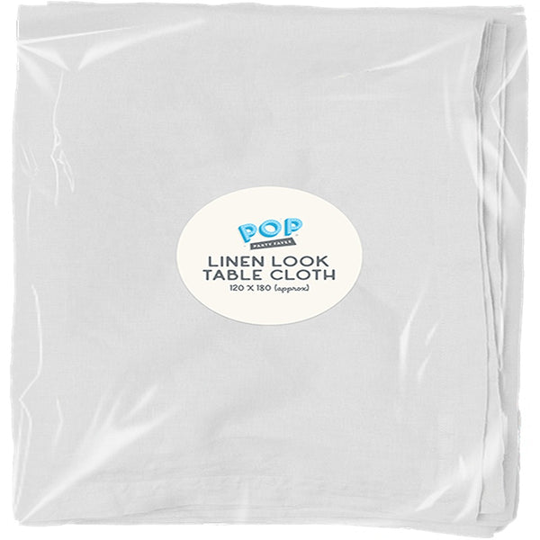 POP Linen Look Table Cloth | 120cm x 180cm