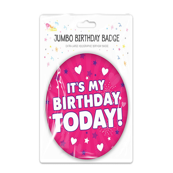 pop Jumbo Happy Birthday Badge 
