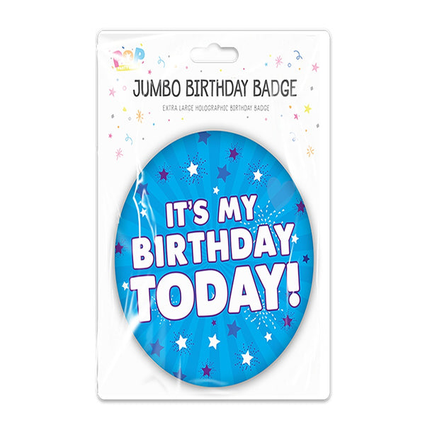pop Jumbo Happy Birthday Badge 