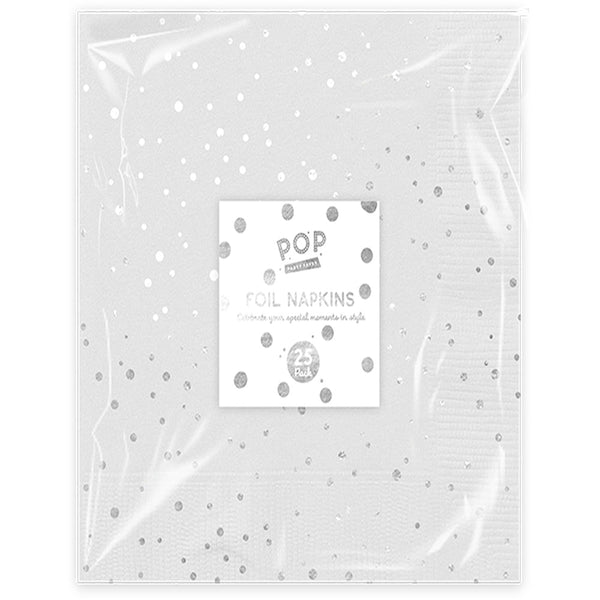 Pop Metallic Foil Napkins | 25pk 