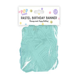 pop Pastel Happy Birthday Banner | 1.4M