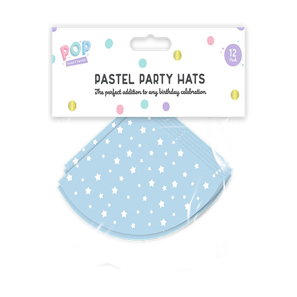 Pop Pastel Party Hats | 12pk