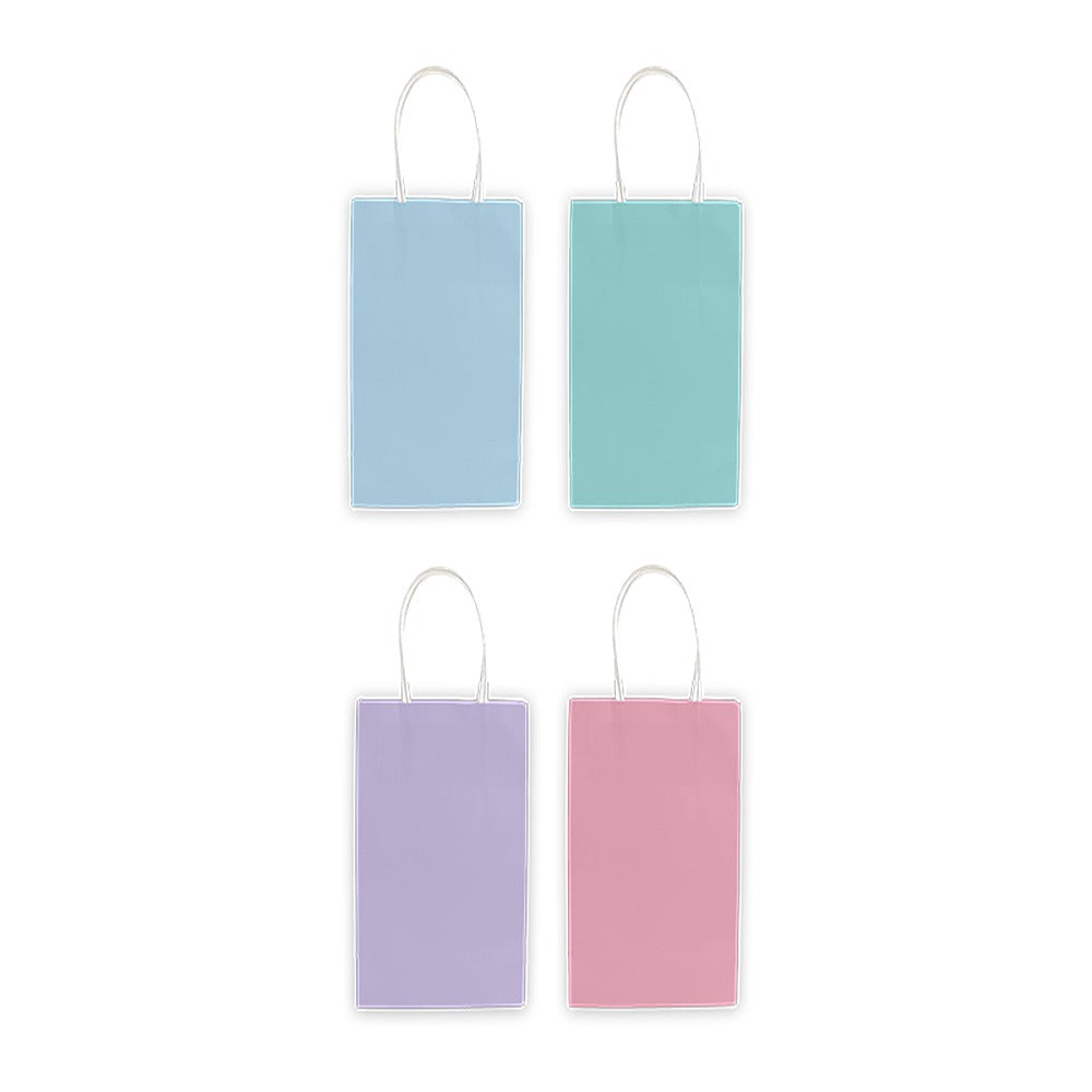 Pop Pastel Multicolour Paper Treat Bags | 10pk