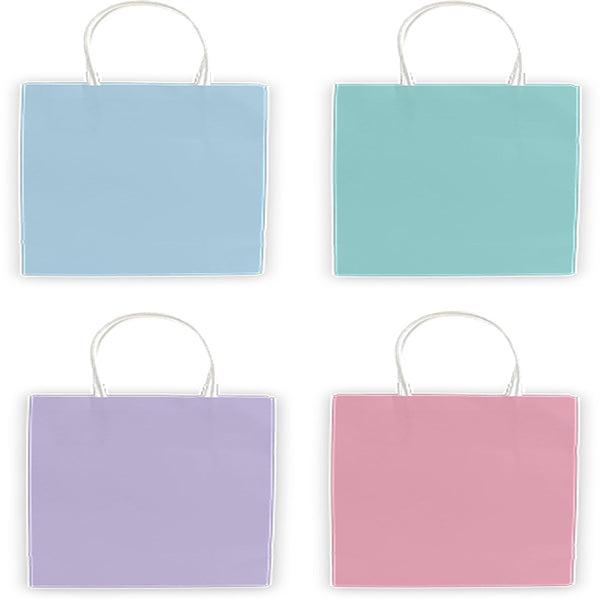 Pop Pastel Multicolour Paper Treat Bags | 10pk