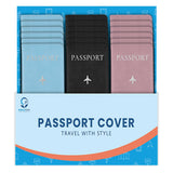 World Tour Foil PU Leather Passport Cover 