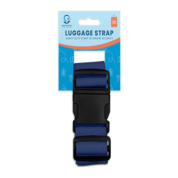 World Tour Durable Heavy-Duty Luggage Strap | 1.8m 