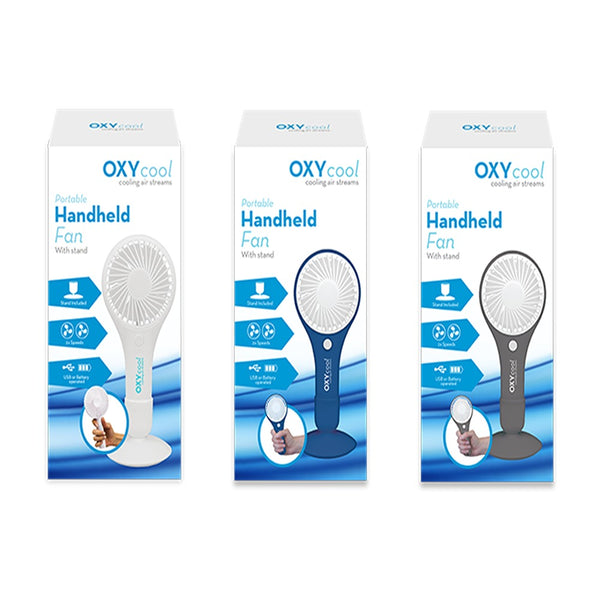 Oxy Cool Portable Handheld Fan 