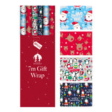 Tallon Christmas Wrapping Paper | 7m Length, Assorted Festive Designs