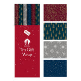 Tallon Wrap Xmas 7m Contemporary Wrapping Paper | Assorted Designs, Recyclable