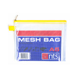 Durable Mesh Zip Document Bag | A5, Water-Resistant, Yellow Edge