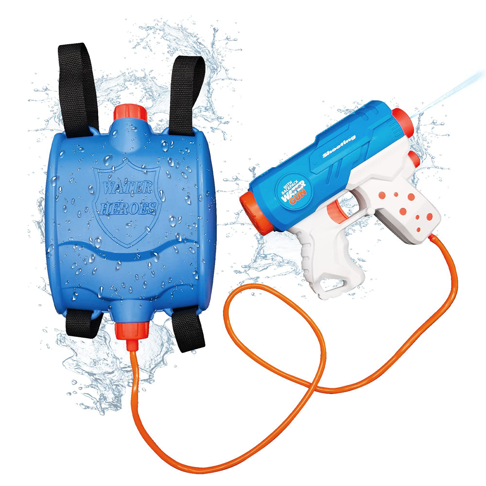 Summer Fun Waterpistool with Backpack Water Gun | Kids Outdoor Toy