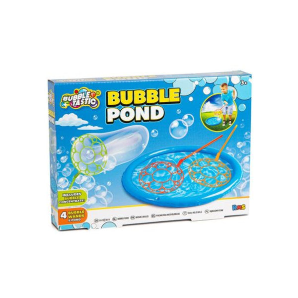 Bubble Pond Bubble Play Set | 4 Wands, Concentrate, Assorted Colours