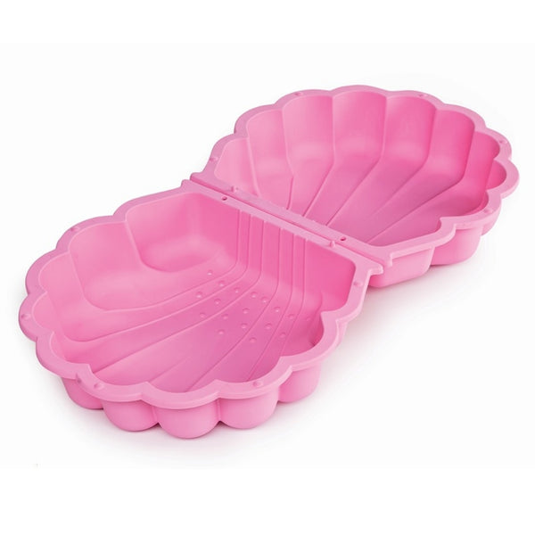 Paradiso Toys Pink Seashell Sandpit | 2 Piece Outdoor Play Set