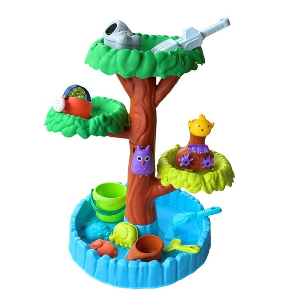 Paradiso Toys Tree Sand and Water Play Table | Animal Figures