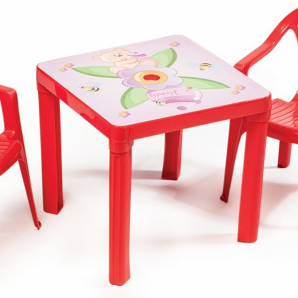 Paradiso Toys Red Kids Table and Chair Set | Durable Plastic