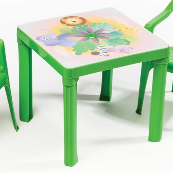 Paradiso Toys Green Kids Table and Chair Set | Durable Plastic