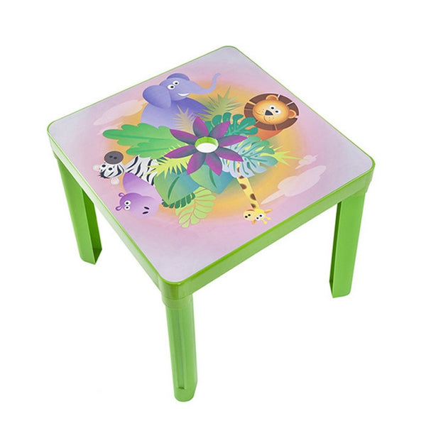 Paradiso Toys Green Kids Table and Chair Set | Durable Plastic