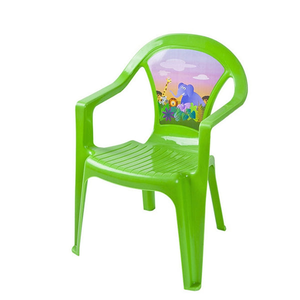Paradiso Toys Green Kids Table and Chair Set | Plastic 3-Piece