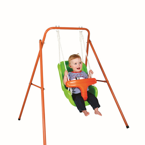 Paradiso Toys Foldable Nursery Swing | Adjustable Outdoor Toddler Seat