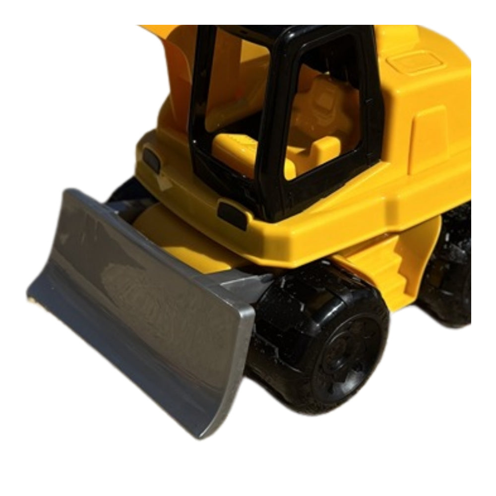 Yellow Digger Truck Construction Toy | Movable Arm and Front Blade