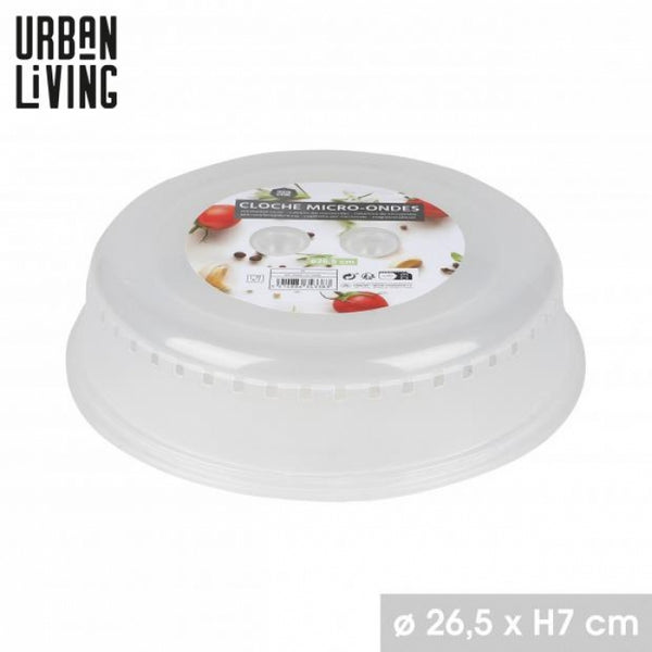 Urban Living Durable Transparent Microwave Plate Cover | 26.5cm Diameter