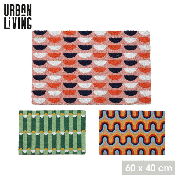 Urban Living Door Mat Vintage Assortment | Durable and Weather-Resistant | 40 x 60cm