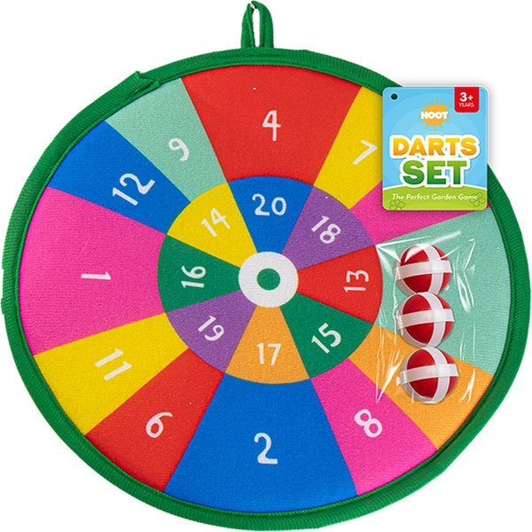Hoot Children's Soft Ball Darts Set | Indoor & Outdoor Play