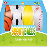 Hoot Sports Balls Set | 4 Pack