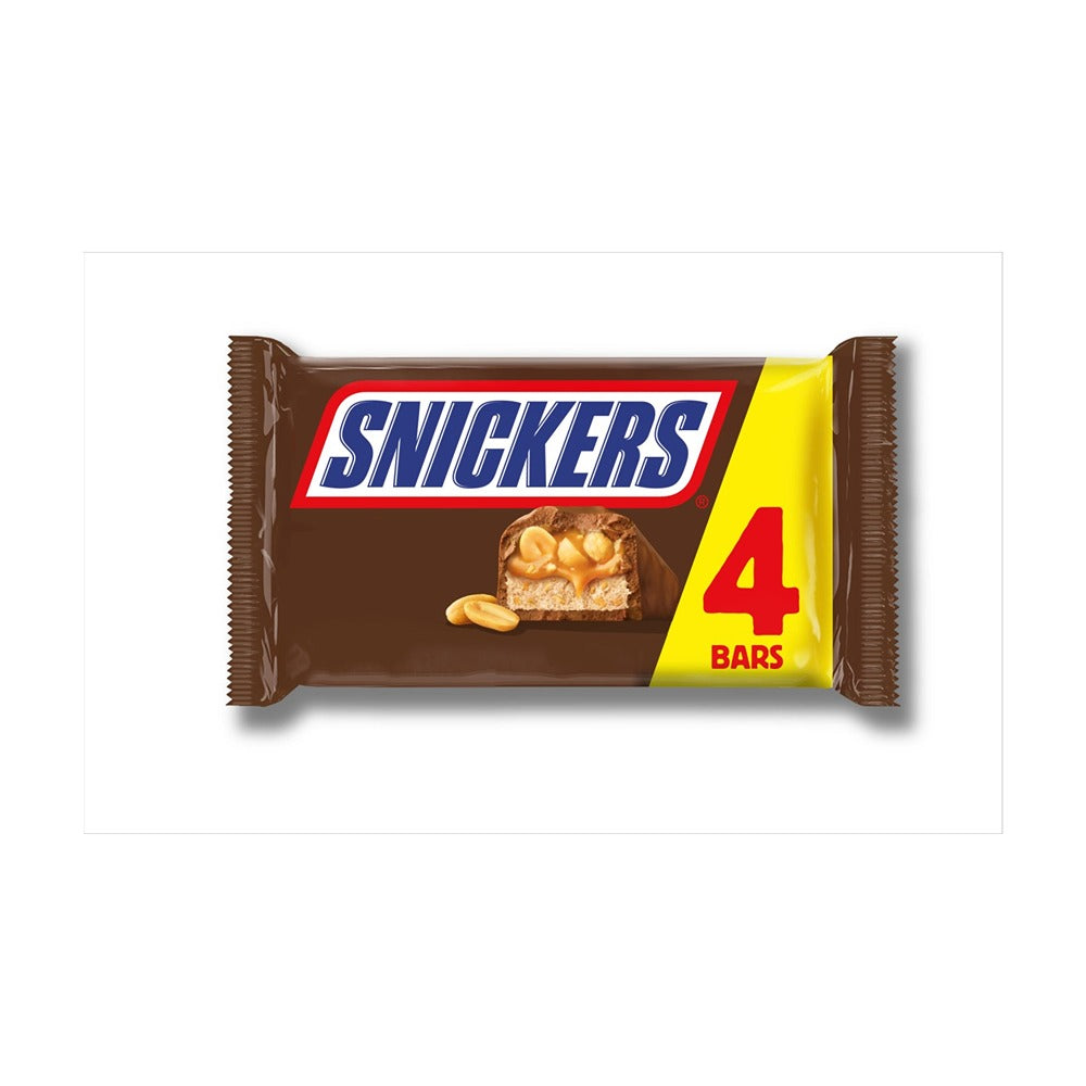 Mars Snickers Chocolate & Peanut Bars | 4 Pack