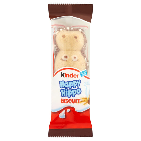 Kinder Happy Hippo Cocoa Biscuits | Creamy Hazelnut Filling
