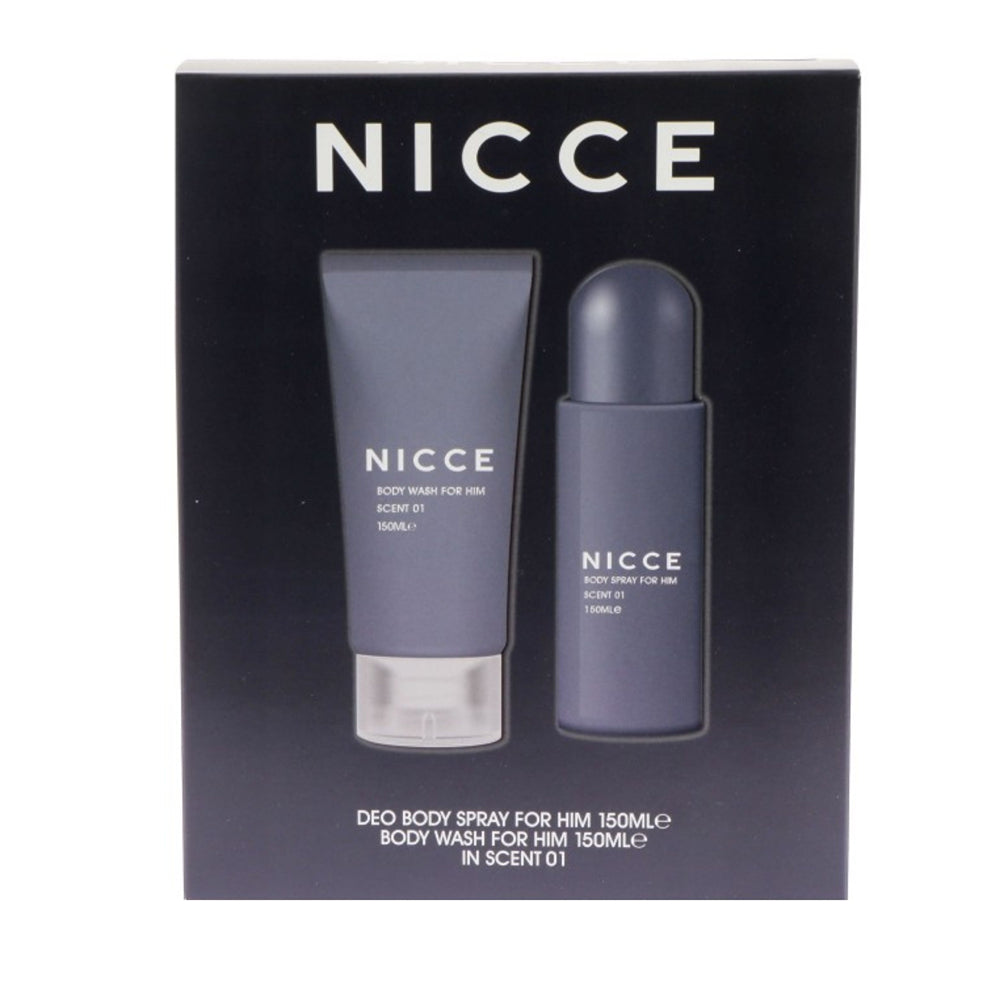 Nicce Set Wash & Body Spray 300ml | Hydrating, Eco-Friendly, Cruelty-Free
