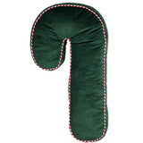 Christmas Candy Cane Green Neck Cushion | 58cm, Rope-Style Piped Trim
