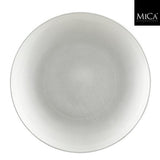 Mila Decorative Charger Plate | Silver, Round, 40 cm Diameter